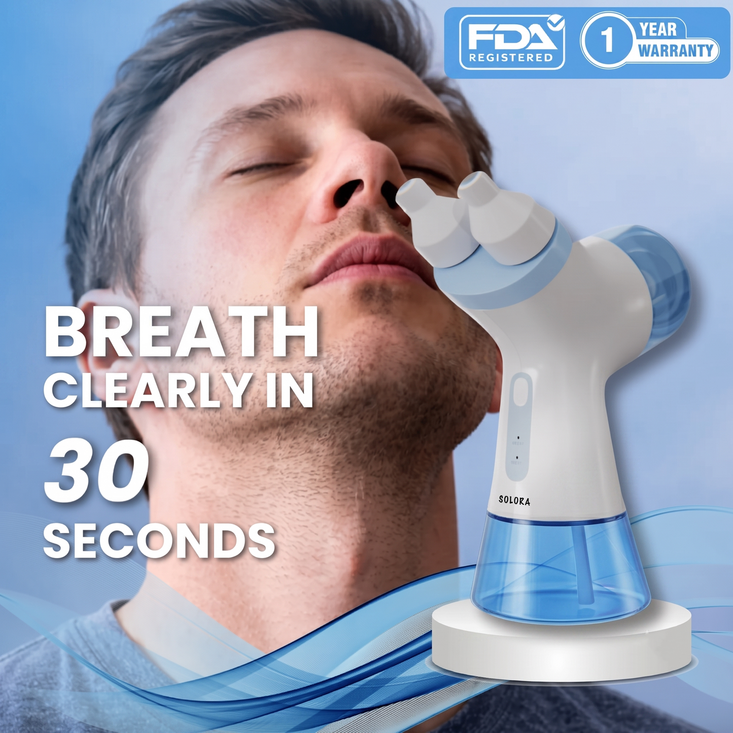 Solora® Dual-Action Nasal Cleaner