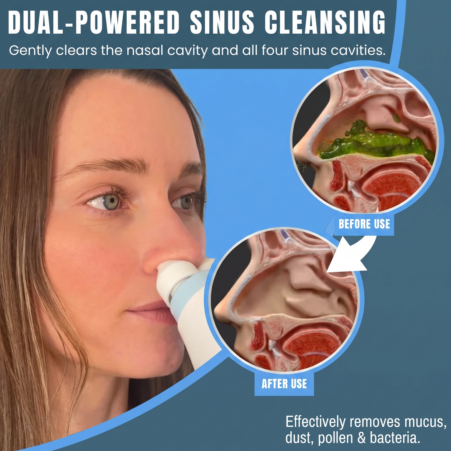 Solora® Dual-Action Nasal Cleaner